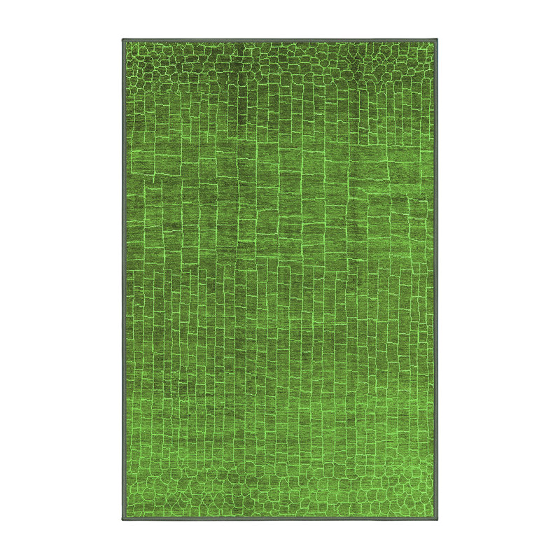 Tapis verts Mid-Century 1244, Rectangle 2 pi x 3 pi