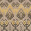 Tapis ikat en laine / coton noué à la main Nesika en brun / or / beige-1257632840