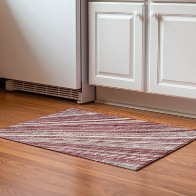Premium Machine Washable Prisco Garnet Rug
