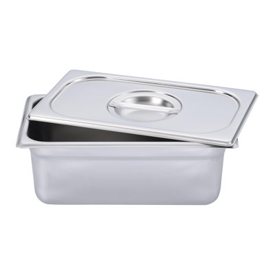 Couvercles de casseroles de table à vapeur en acier inoxydable BIRDROCK Home - Fournitures de restaurant et de restauration - Acier de calibre 24 - Parfait pour la préparation des repas, la cuisson et le contenant de rangement des aliments - Paquet de 6
