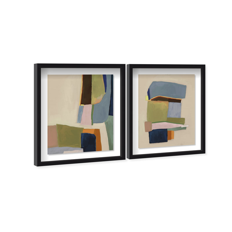 Colro View Set Set by Oliver Gal, 25.5" H x 21.5" W, Black Shadowbox