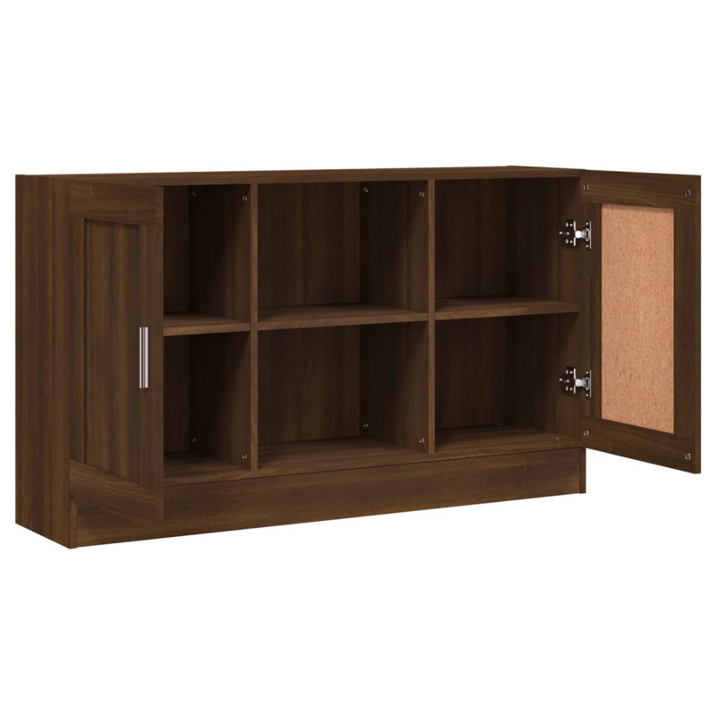 120 Cm Wide Sideboard, Brown Oak
