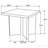 Mango Brown Square Solid Wood End Table