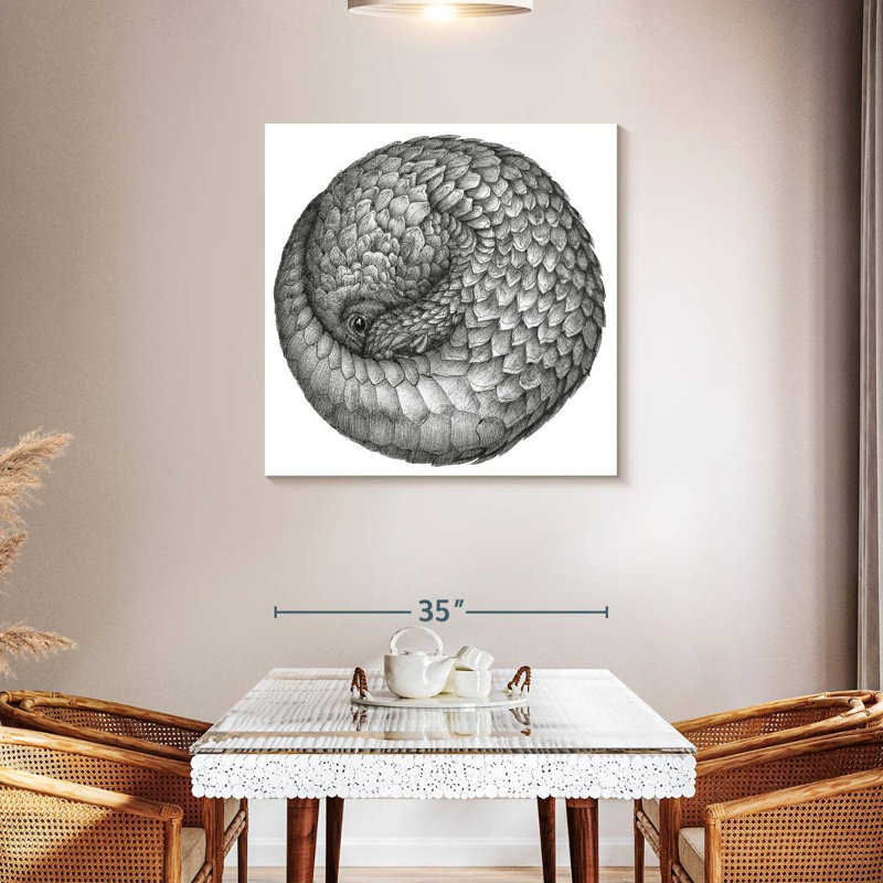 Brampt Pangolin Ball, 36" H x 36" W