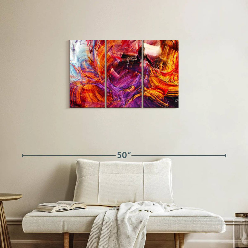 Avery Abstract Caramel Splash, 20" H x 33" W