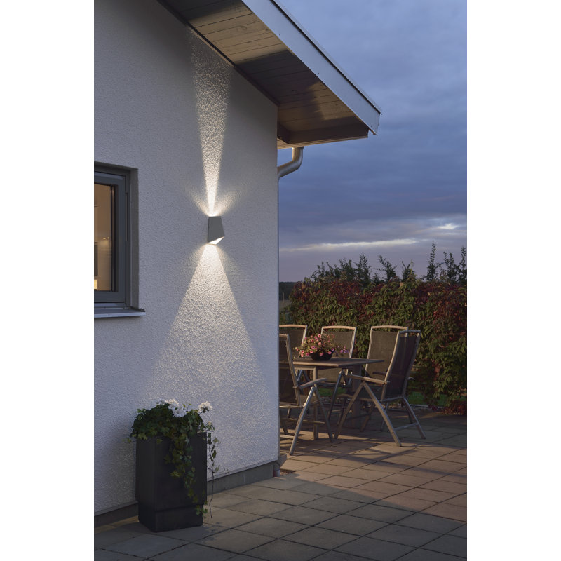 Imola Integrated LED Outdoor Flush Mount, Aluminium
