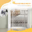 Pressure Fit Safety Gate with Auto Closing Door Double Locking Openings-96139607