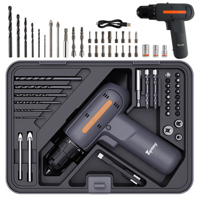 Home Repair Tool Kit With Cover Carrying Case For General Household Maintenance