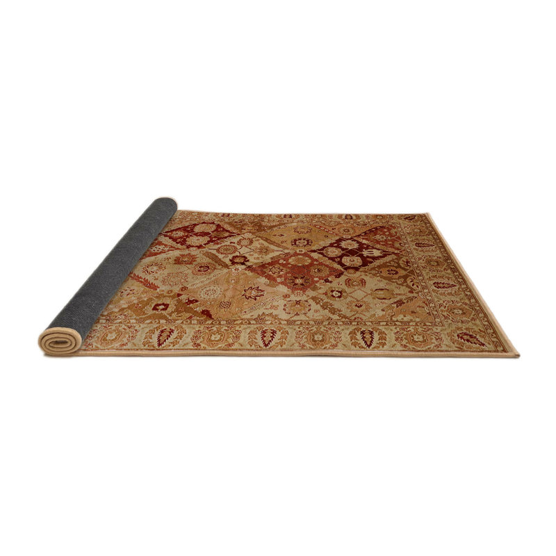 Tapis oriental brun / rouge Ristro, Rond 4 pi