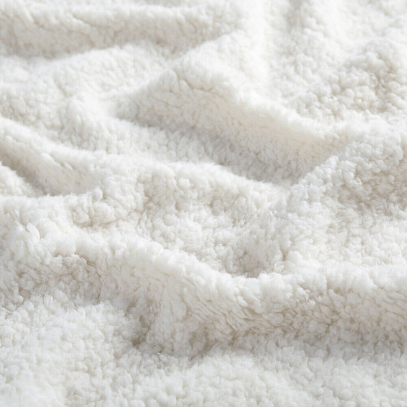 Super Soft Sherpa Fleece Blanket – Reversible Cozy Throw, 240 GSM, 240 cm x 200 cm, Teal