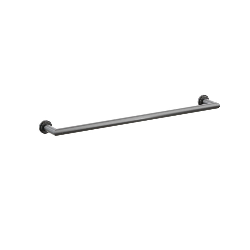 Modern Tubular Brass Towel Bar, 1.75" H x 25.75" W x 3.25" D, Oil Rubbed Bronze