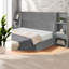 Lit avec rangement et grand lit en MDF