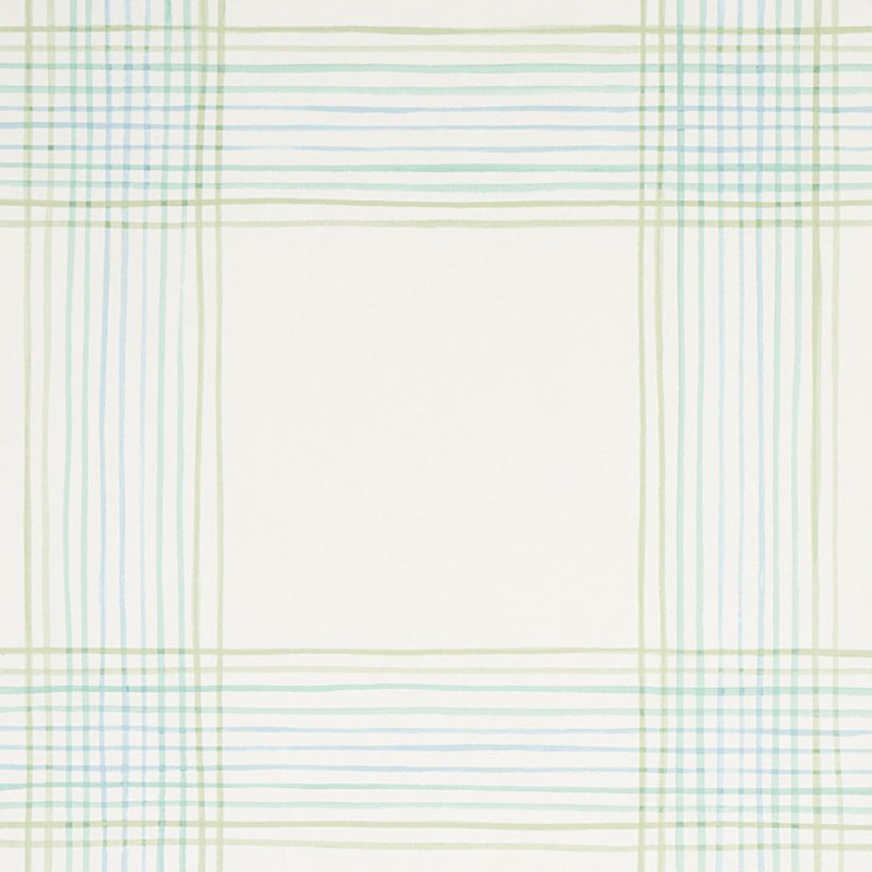 Papier peint à carreaux Minerva, Paon