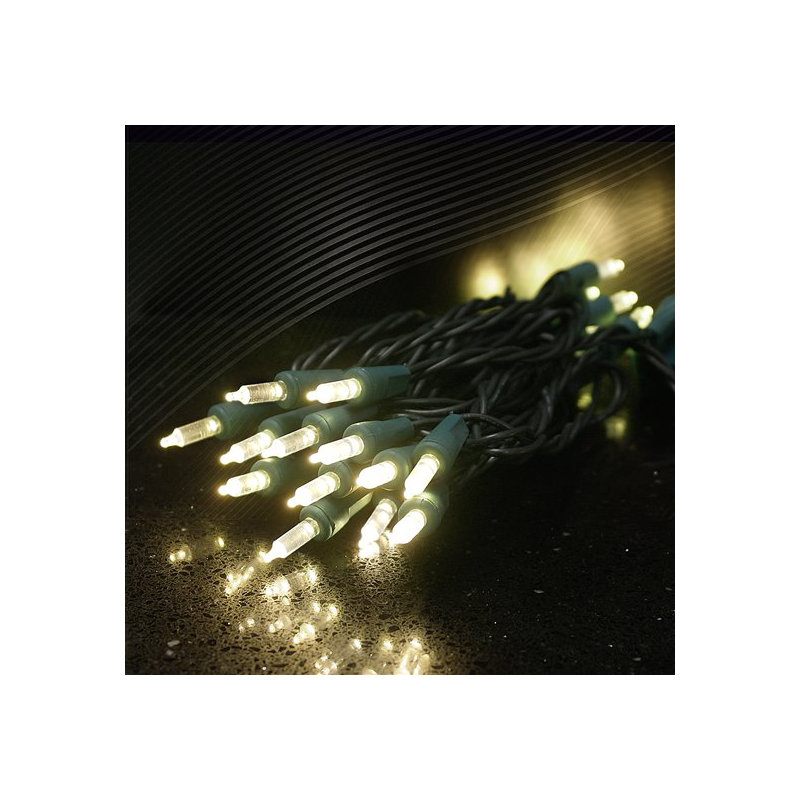 Guirlande de 50 lumières, Blanc chaud
