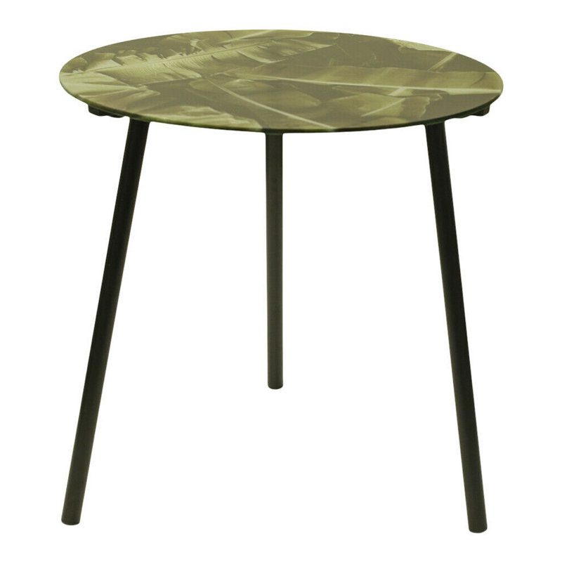 Cascades Glass Top End Table