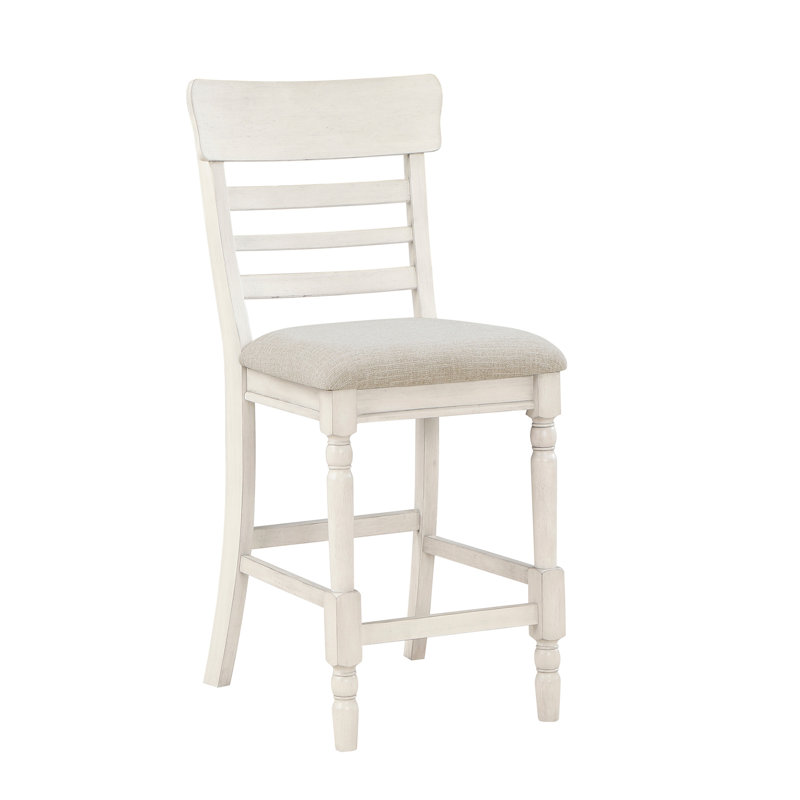 Ensemble de 2 chaises de salle à manger en bois de style campagnard