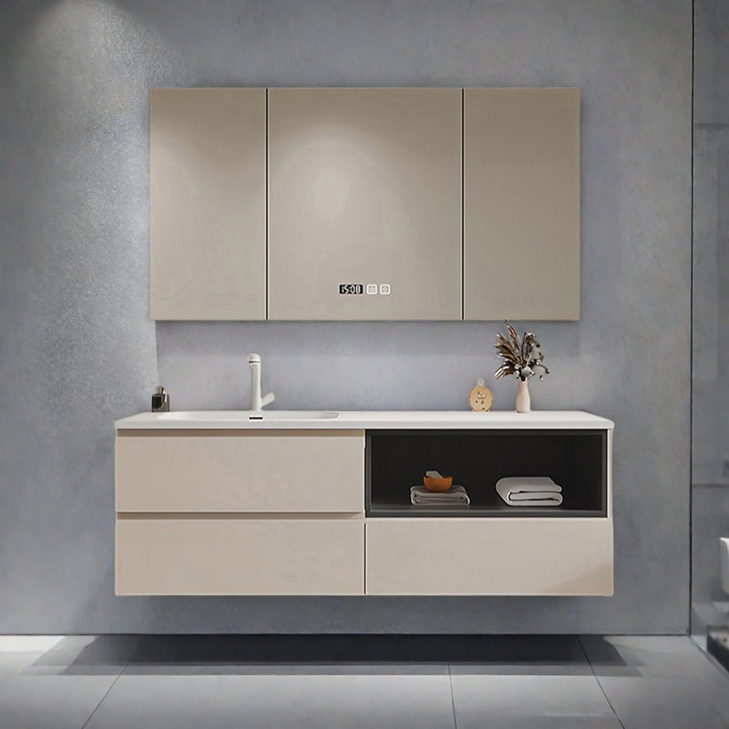 Armoire de salle de bain moderne de style minimaliste, H 19,68 po x l 47,24 po x P 21,65 po