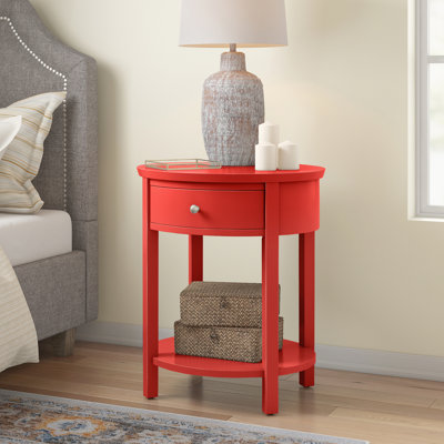 Table de bout avec rangement Zaheed