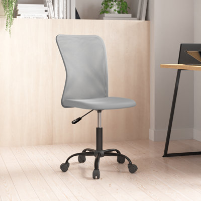 Chaise de bureau sans accoudoirs à hauteur réglable