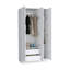 Armoire Ohio avec 3 portes, 2 tiroirs et 4 tablettes-1547252419