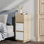 25cm W Solid Wood Bedside Table-1056679454