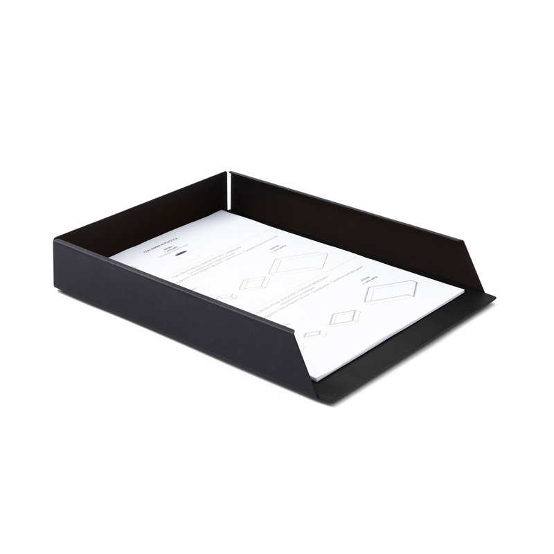 Althia Metal Paper Organiser, Black