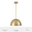 Luminaire suspendu moyen 1 lumière Hunter Erling-114532205