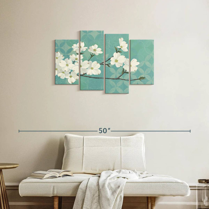 Harnek Dogwood Blossoms, H 22 po x l 36 po