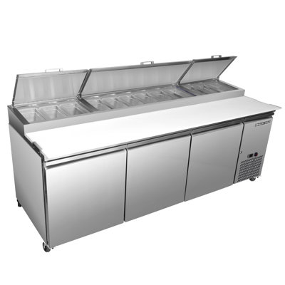 Maxx Cold 30.9 Cubic Feet Prep Refrigerator - 94''