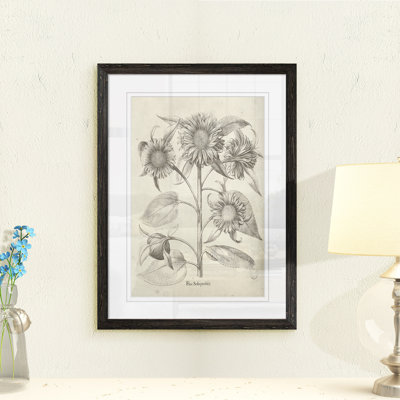 " Fresco Sunflower II " by Paul Cezanne Acrylic Painting