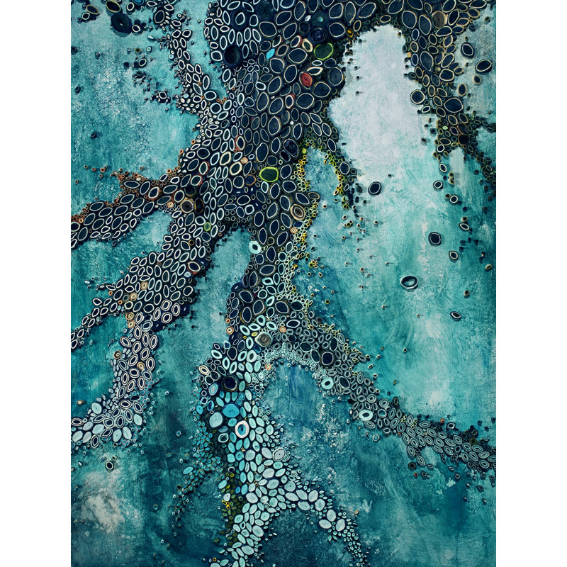 Swish par Amy Genser - impression sur papier, Toile tendue, H 16 po x l 12 po