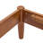 Mid Century Solid Wood Platform Twin Bed Frame With Wood Slat Support, Brown-645595762-645595764