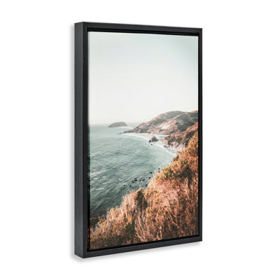 Scenic Big Sur Coastline Floating Frame, design by Sisi and Seb