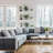 Classic U-Shaped Marbleizing Floating Shelf-242683838