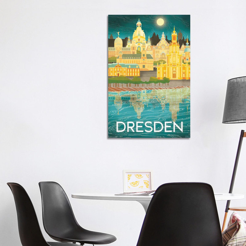 Germany-Dresden 1 Piece Wrapped Canvas Wall Art, 101.6 cm H x 66.04 cm W x 3.175 cm D