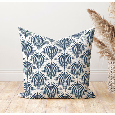 Housse de coussin d'extérieur bleu marine