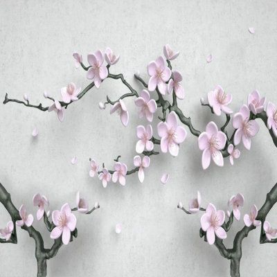 Cherry Blossom Serenity Mural Series