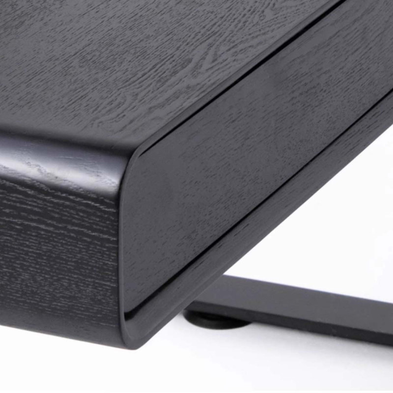 Table électrique noire à hauteur réglable, H 28,35 po x l 62,99 po x P 19,69 po