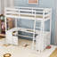Lit mezzanine avec bureau en U et tablettes de rangement-882918579-882918578