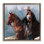 «Cowboy Snow Scene», art mural encadré sur toile flottante par Victoria Schultz
