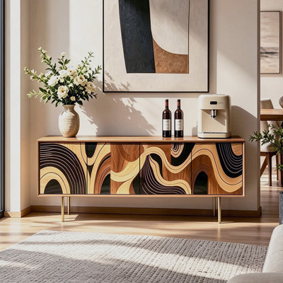 French-style minimalist modern sideboard