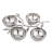 Kober Hammered Leaf Nut Bowl