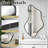 Luxury Asymmetrical Black Wall Mirror, Designer Irregular Bathroom Vanity Mirror with Sleek Aluminum Frame for Modern Interiors-251871871-251871870