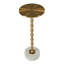 Table d'appoint Sylva de 23 po avec base en marbre