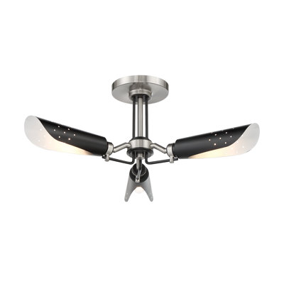 Turbine - 1 lumière semi-encastrée