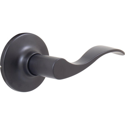 Matte Black Passage (Hall & Closet) Door Lever
