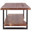 Table basse avec rangement Okehampt Live Edge