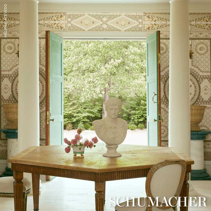 Papier peint Schumacher x Mary McDonald, Sable
