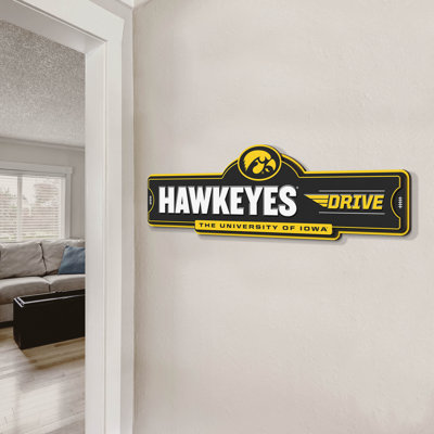 NCAA Iowa Hawkeyes Street Sign