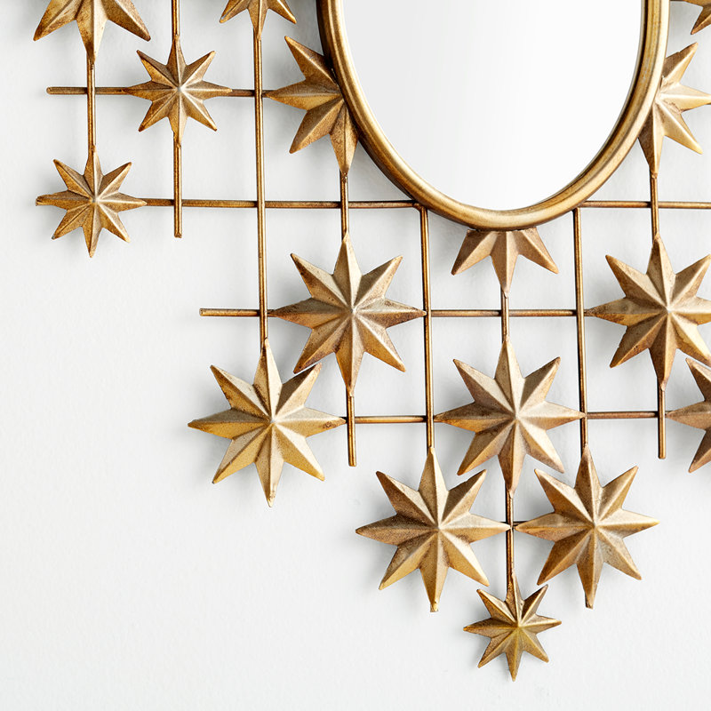 Alena Flat Metal Mirror